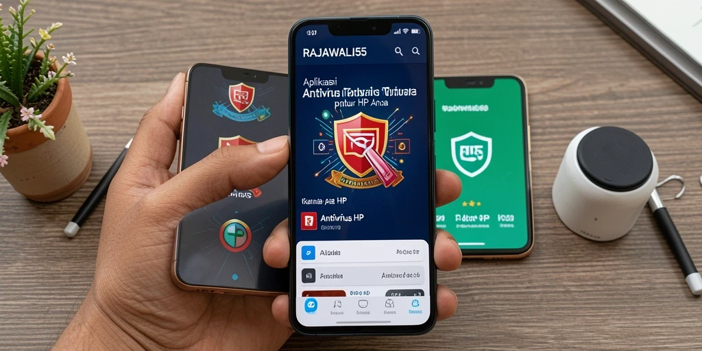 Antarmuka pengguna RAJAWALI55 yang bersih dan informatif.