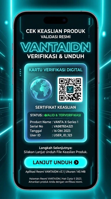 Tampilan kanal resmi vantaidn